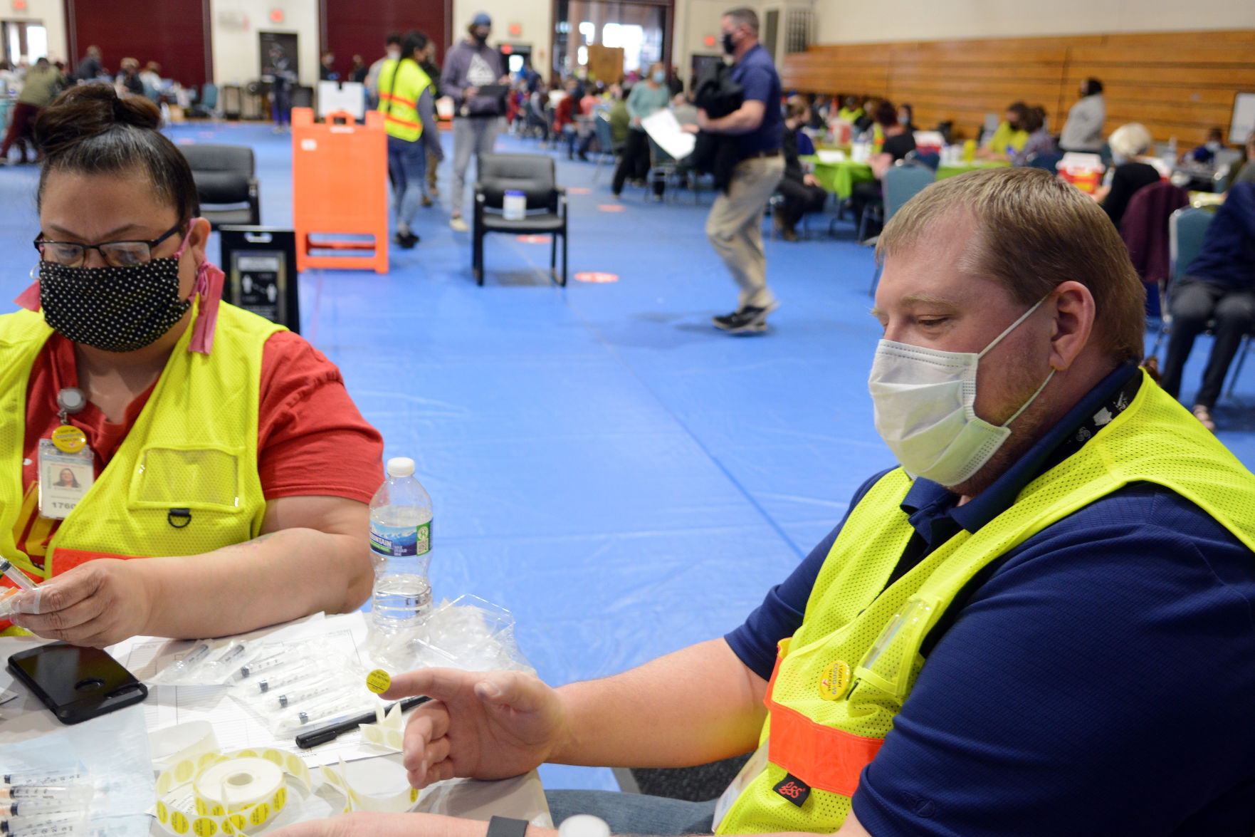 Baraboo community vaccination clinic, March 31